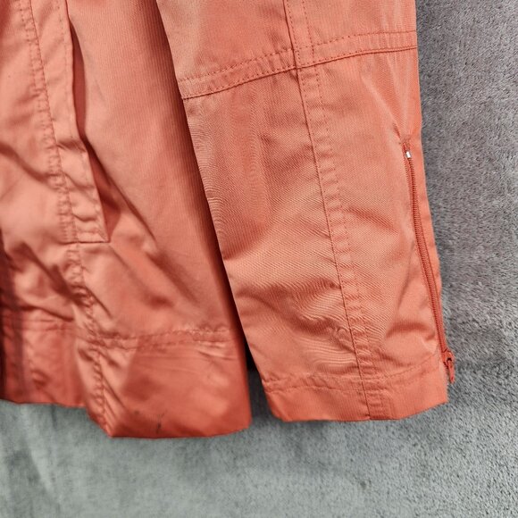 Womens Hurley Double Breasted Coral Jacket w/ Removable Gray Hood Button Front S - Picture 5 of 14